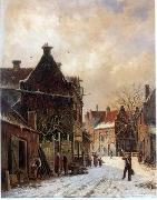 unknow artist European city landscape, street landsacpe, construction, frontstore, building and architecture..077 USA oil painting reproduction